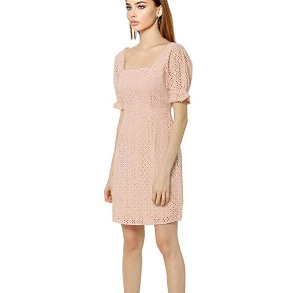 Pink Cotton Skater Dress - Picture 3 of 3